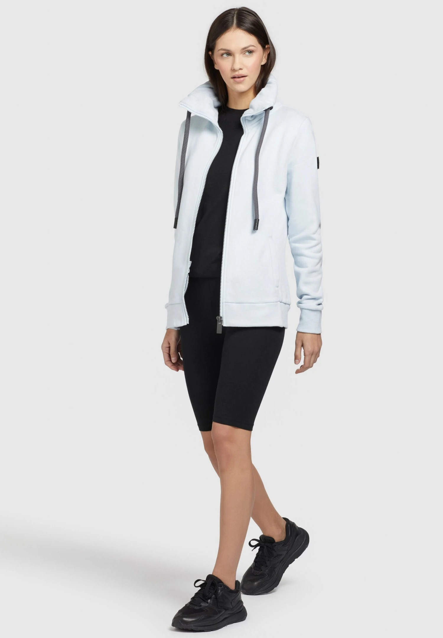 Khujo Tosta - Sweater Met Rits - Hellblau 2 Khujo Tosta - Sweater Met Rits - Hellblau - Afbeelding 2