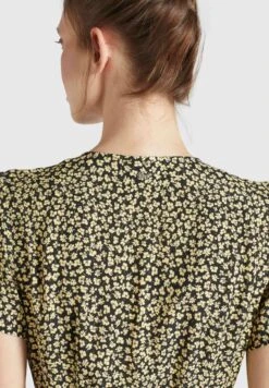 Khujo Blousejurken Blousejurk Porgy Dames Pasteelgeel / Zwart 11 Khujo Blousejurken Blousejurk Porgy Dames Pasteelgeel / Zwart -Khujo Winkel 7ba28fc11f32b953027d25a1006b75fa