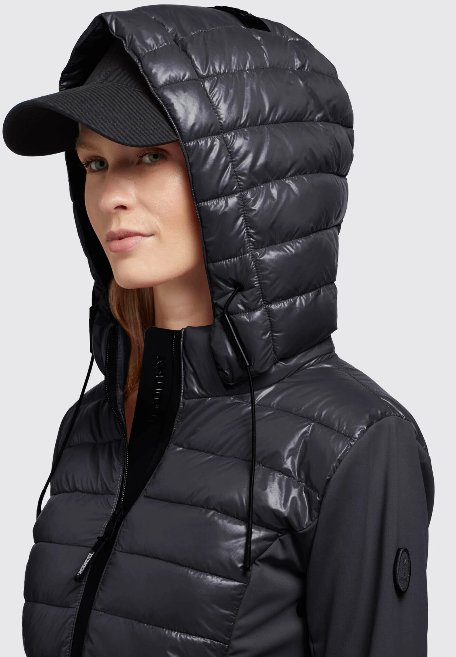 Khujo Ghita Shiny - Jas - Schwarz 5 Khujo Ghita Shiny - Jas - Schwarz - Afbeelding 5