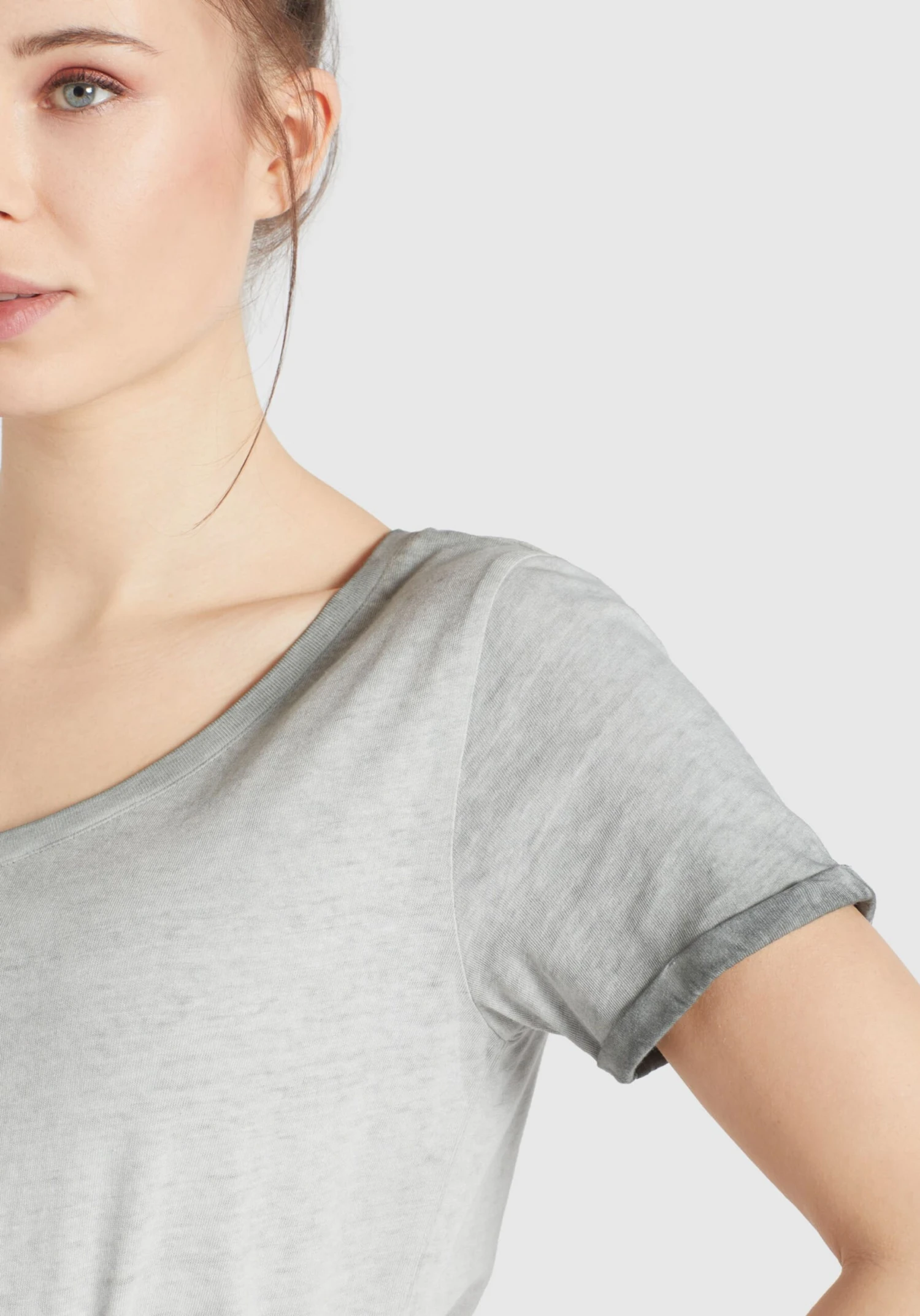 Khujo T-shirts Shirt Baru Dames Grijs 6 Khujo T-shirts Shirt Baru Dames Grijs - Afbeelding 6