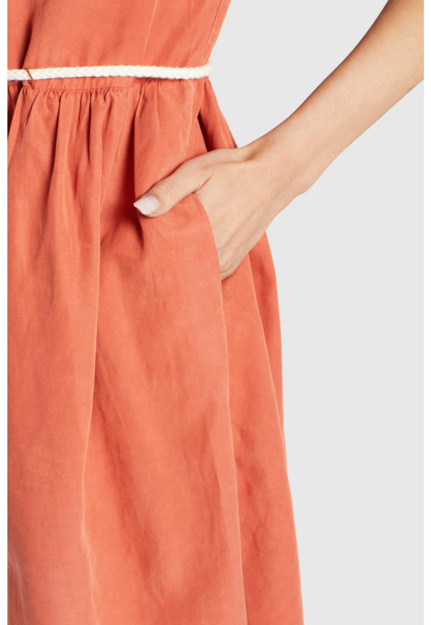 Khujo Asba - Jurk - Terrakotta 8 Khujo Asba - Jurk - Terrakotta - Afbeelding 8