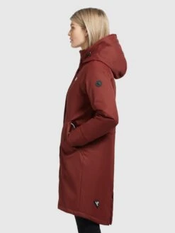 Khujo Parkas Tussenparka Dames Roestrood -Khujo Winkel 8018418f70722048f45ad2679968c070