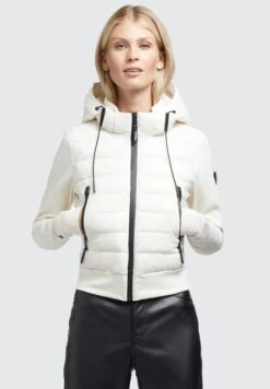 Khujo Winkel 15 Khujo Dalis Shiny - Jas - Cremeweiß