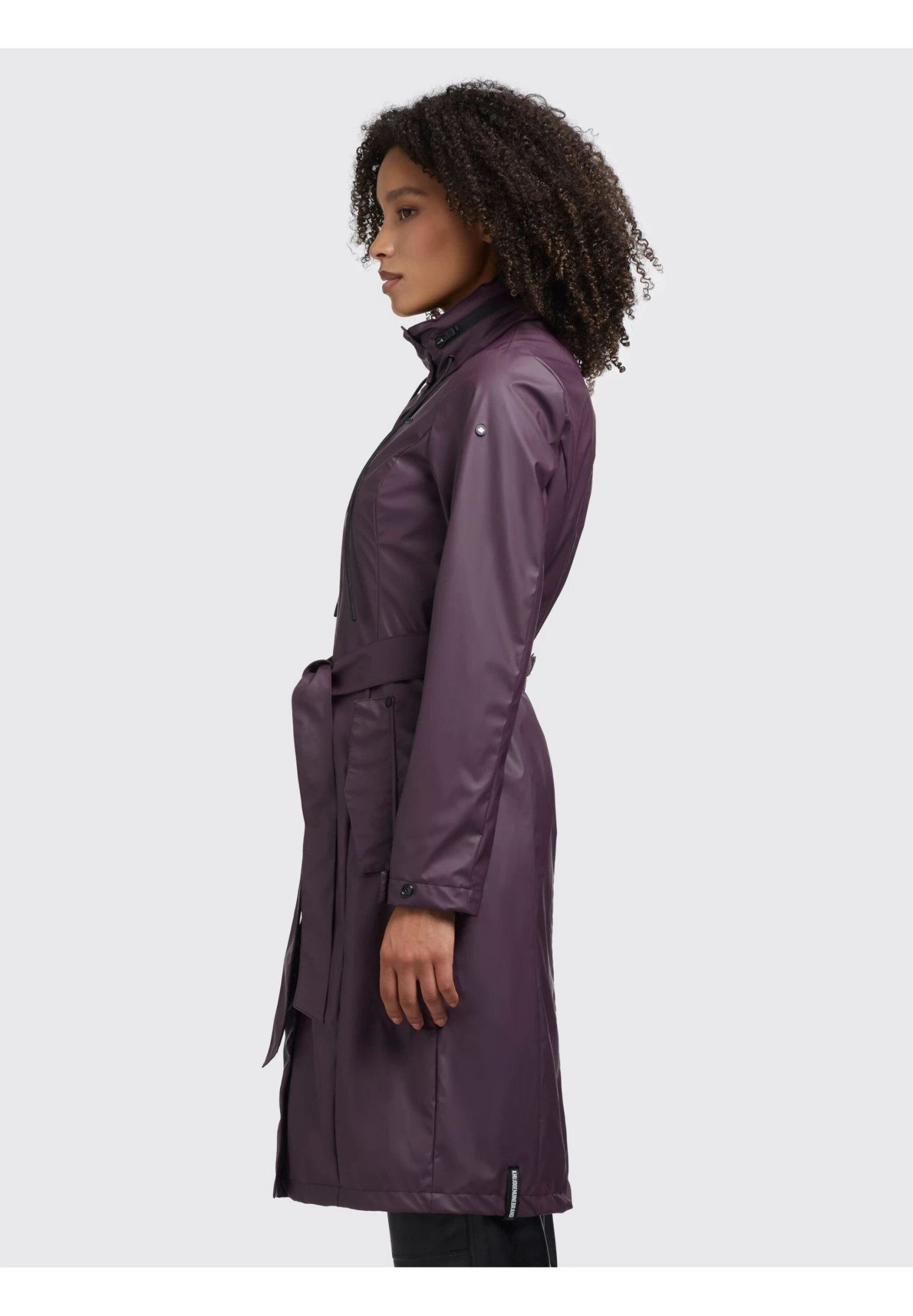 Khujo Mantel Glenna2 - Trenchcoat - Lila 4 Khujo Mantel Glenna2 - Trenchcoat - Lila - Afbeelding 4