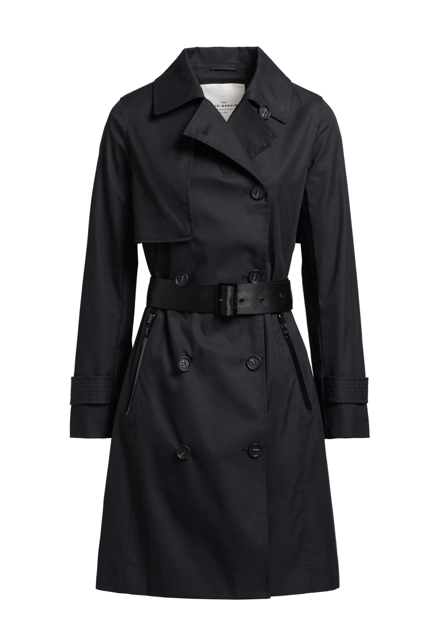 Khujo Trenchcoat - Schwarz 9 Khujo Trenchcoat - Schwarz - Afbeelding 9