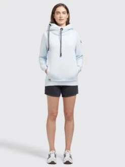 Khujo Hoodies Sweatshirt Karima Dames Lichtblauw -Khujo Winkel 8739c2eaeb45ef4b79619ca4463af972