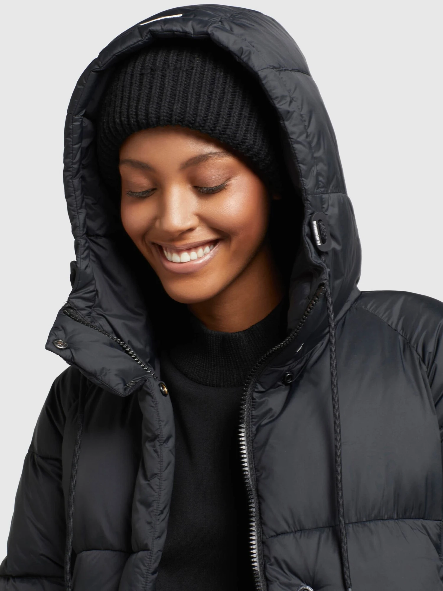 Khujo Wintermantels Wintermantel LAMERA Dames Zwart 6 Khujo Wintermantels Wintermantel LAMERA Dames Zwart - Afbeelding 6