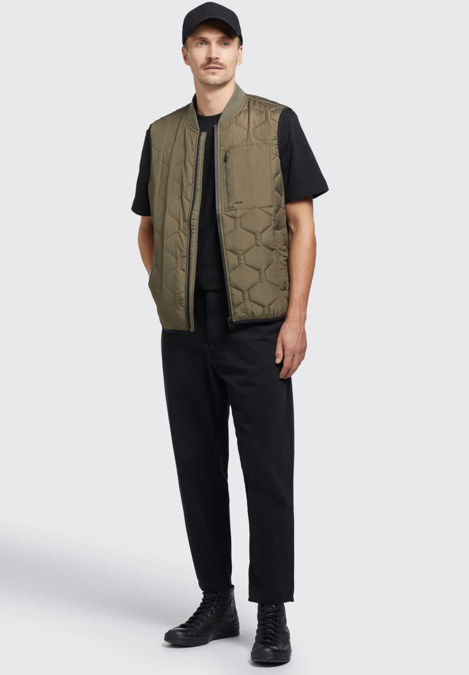 Khujo Liel - Bodywarmer - Olivgruen 2 Khujo Liel - Bodywarmer - Olivgruen - Afbeelding 2