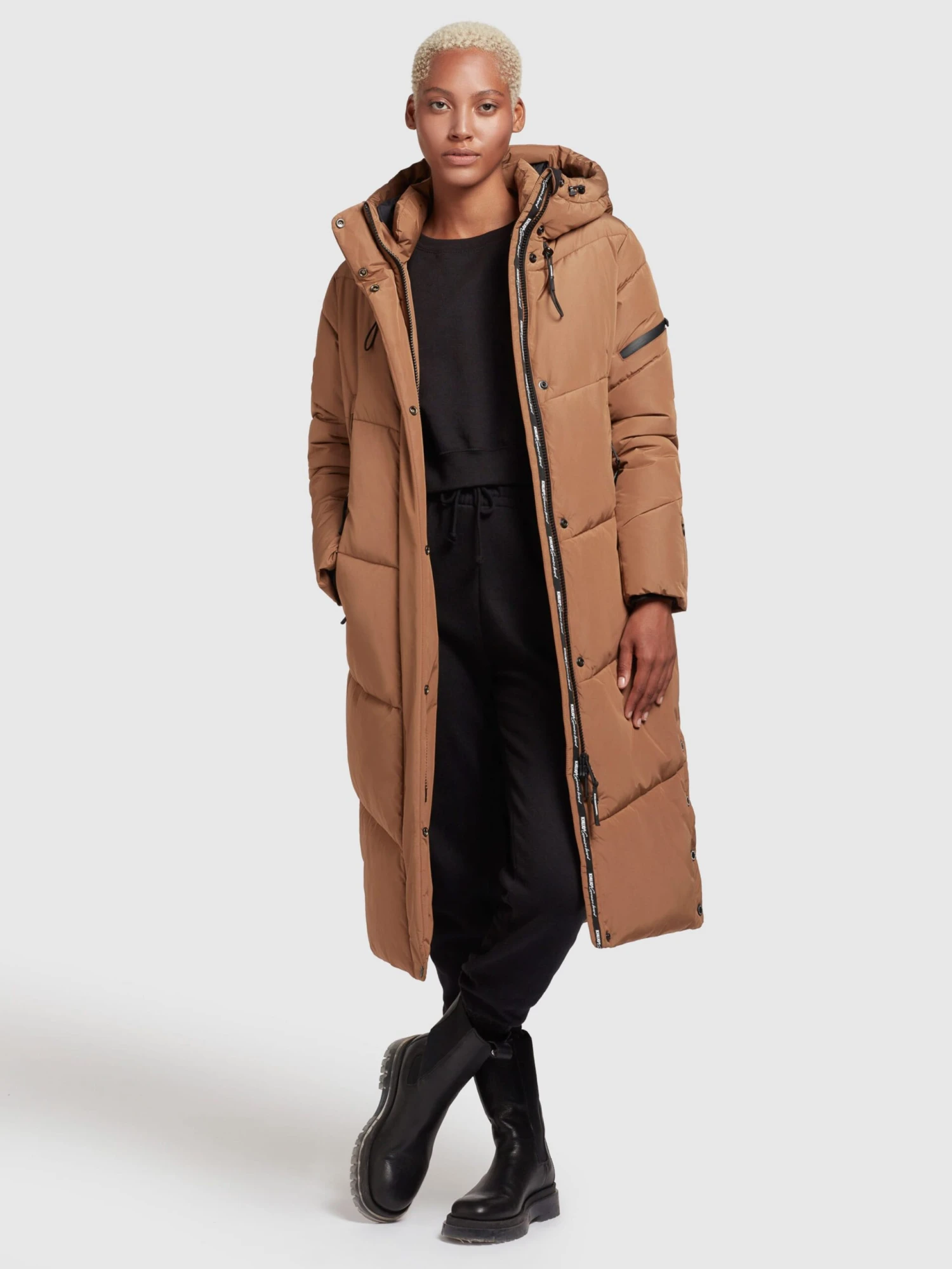 Khujo Tussenmantels Tussenmantel Sonje Dames Karamel 6 Khujo Tussenmantels Tussenmantel Sonje Dames Karamel - Afbeelding 6