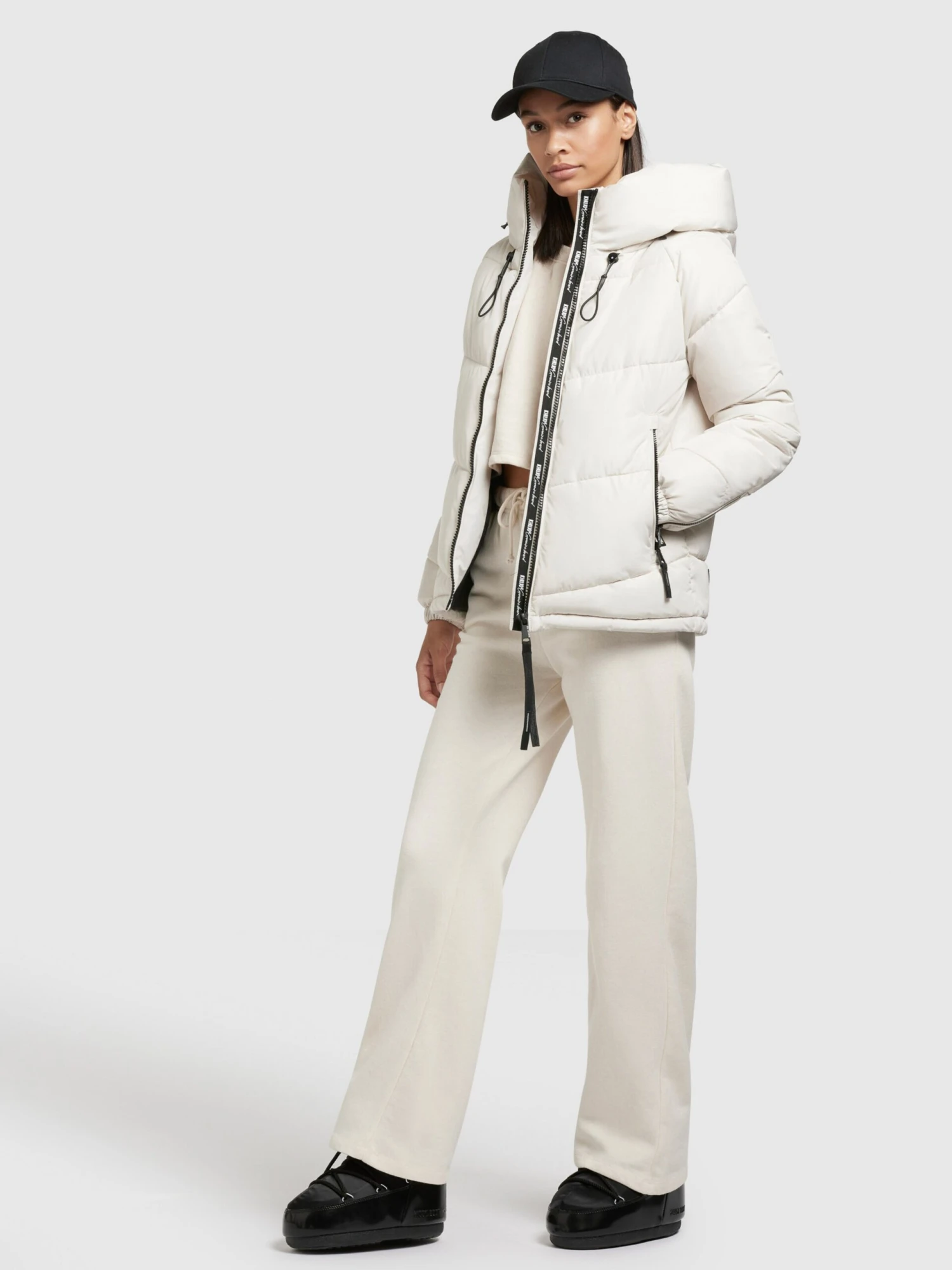 Khujo Winterjassen Winterjas Esila 3 Dames Natuurwit 6 Khujo Winterjassen Winterjas Esila 3 Dames Natuurwit - Afbeelding 6