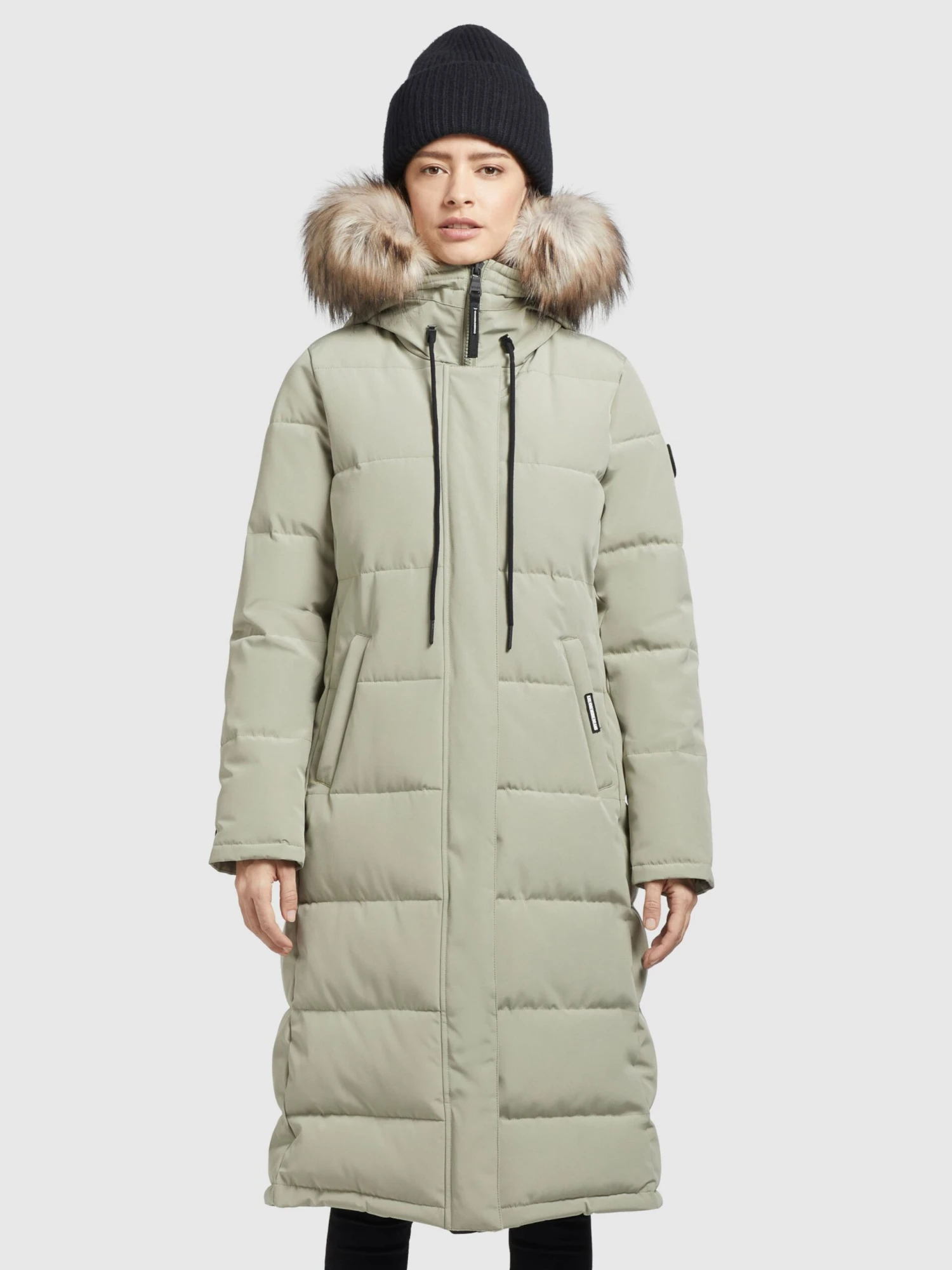 Khujo Wintermantels Wintermantel LOLL Dames Pastelgroen 2 Khujo Wintermantels Wintermantel LOLL Dames Pastelgroen - Afbeelding 2