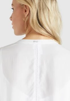 Khujo Blousejurken Blousejurk Crepes Dames Wit -Khujo Winkel 8bb8d9c6ded3ba2040388480d21ec93c