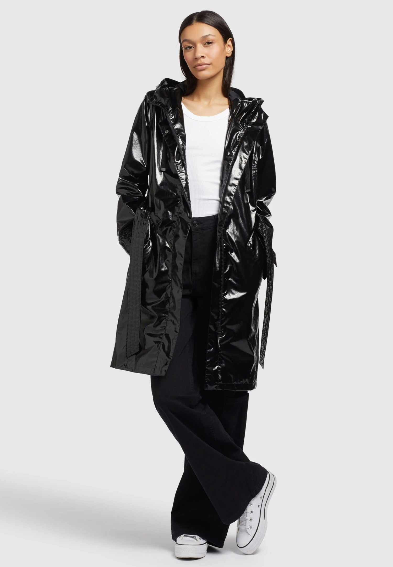 Khujo Alecia - Trenchcoat - Schwarz 5 Khujo Alecia - Trenchcoat - Schwarz - Afbeelding 5