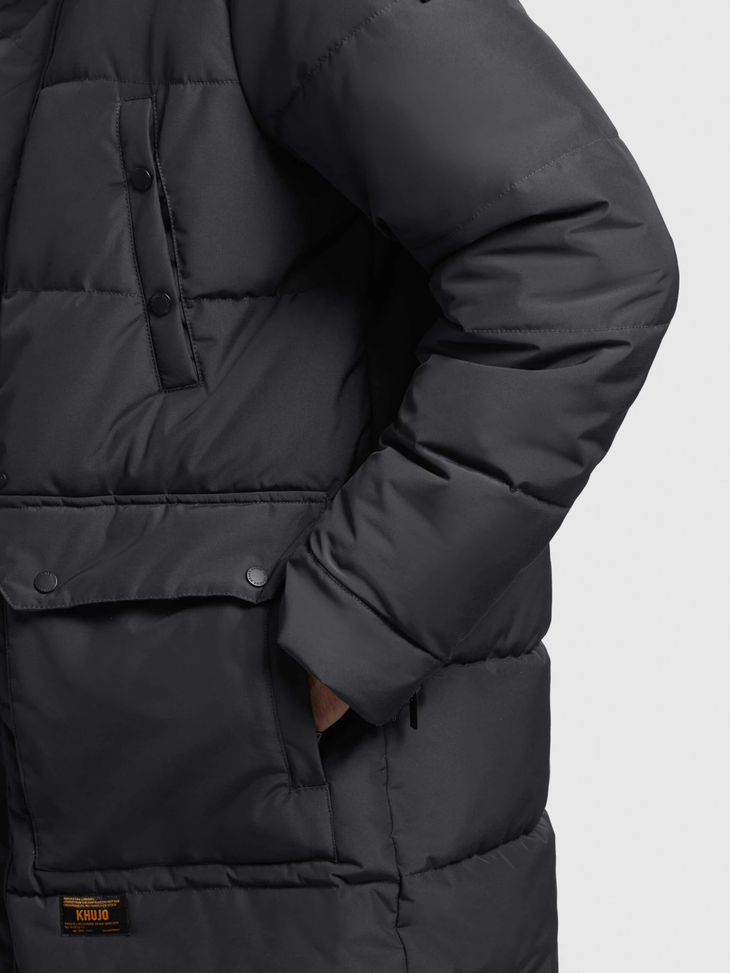 Khujo Winterjassen Winterjas Vivas Heren Donkergrijs 8 Khujo Winterjassen Winterjas Vivas Heren Donkergrijs - Afbeelding 8