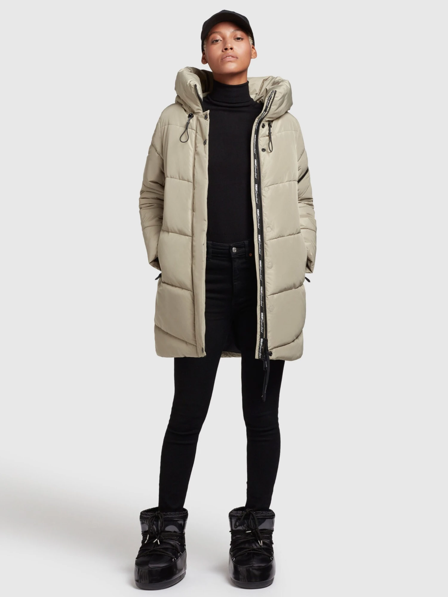 Khujo Winterjassen Winterjas Jordis 4 Dames Pastelgroen 6 Khujo Winterjassen Winterjas Jordis 4 Dames Pastelgroen - Afbeelding 6