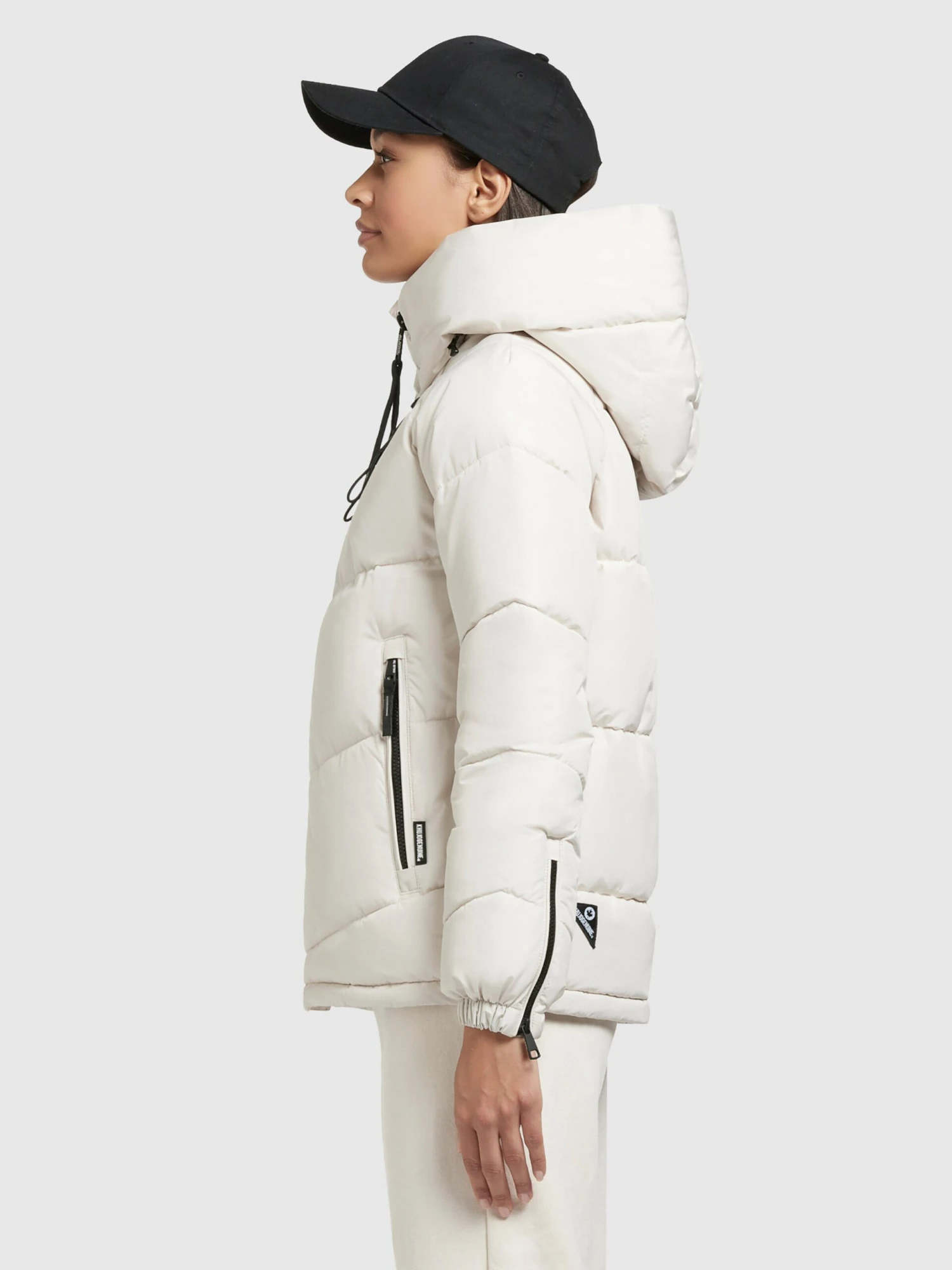 Khujo Winterjassen Winterjas Esila 3 Dames Natuurwit 5 Khujo Winterjassen Winterjas Esila 3 Dames Natuurwit - Afbeelding 5