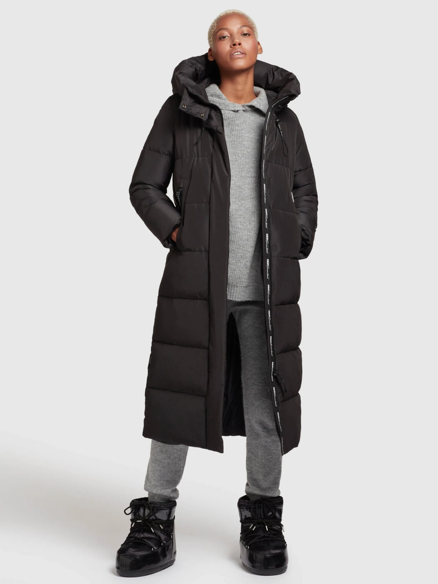 Khujo Wintermantels Wintermantel Soulani Dames Zwart 3 Khujo Wintermantels Wintermantel Soulani Dames Zwart - Afbeelding 3