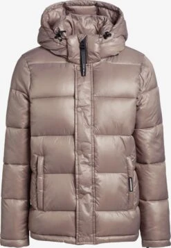 Khujo Winterjassen Winterjas Gerda Shiny Dames Beige