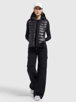 Khujo Bodywarmers Bodywarmer Fabia Dames Zwart 13 Khujo Bodywarmers Bodywarmer Fabia Dames Zwart -Khujo Winkel 97a13676eec2b38eb97c5853a45c4ec5