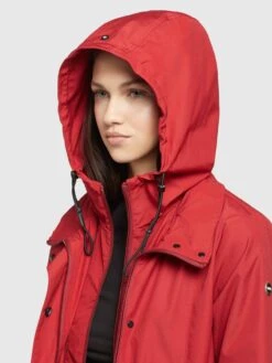 Khujo Parkas Tussenparka FELINA Dames Rood -Khujo Winkel 97d8dfa7cb5b62f5d96aa2aa2fba65aa