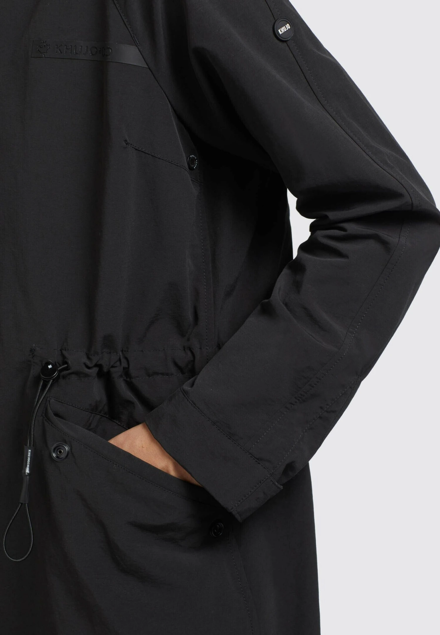 Khujo Marnia - Regenjas - Schwarz 6 Khujo Marnia - Regenjas - Schwarz - Afbeelding 6