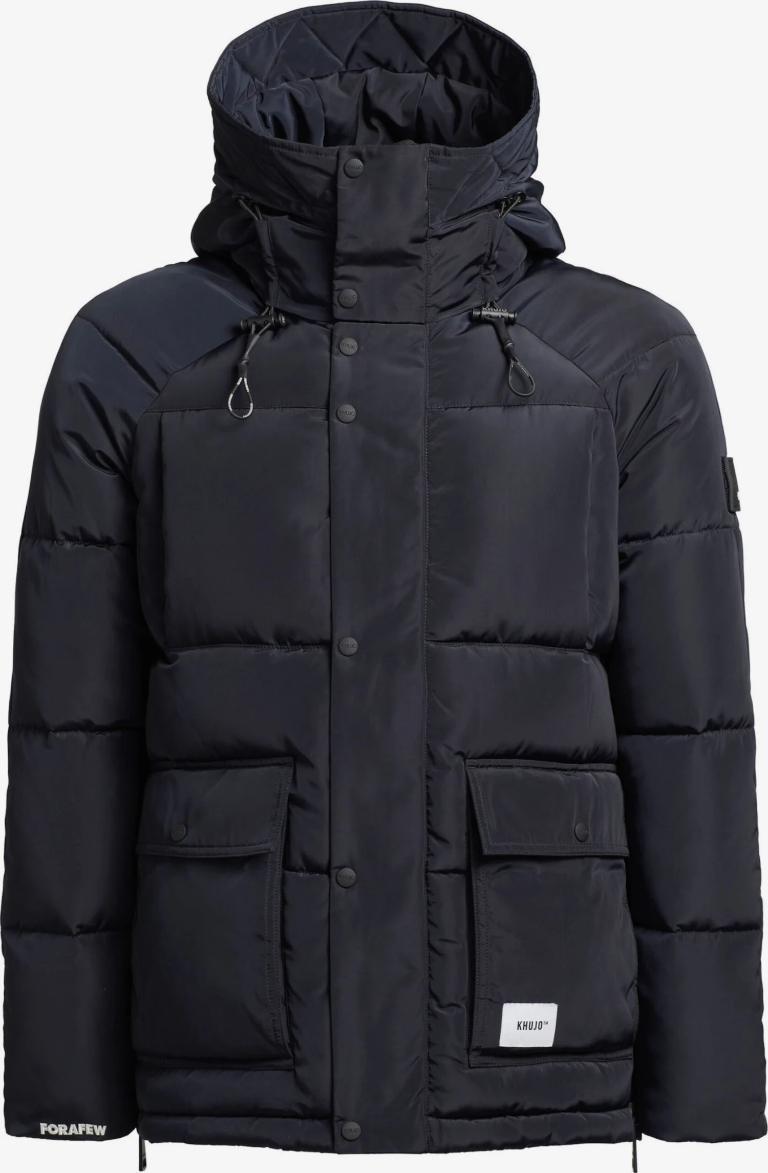 Khujo Winterjassen Winterjas Jedi Heren Donkerblauw 1 Khujo Winterjassen Winterjas Jedi Heren Donkerblauw