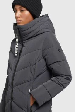 Khujo Wintermantels Wintermantel Formin Dames Grafiet -Khujo Winkel 9939891a0a0c158c032c1fb86abdc9c2