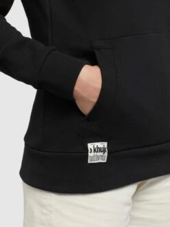 Khujo Hoodies Sweatshirt Rhabea Dames Zwart -Khujo Winkel 99e08784b87ce18954aa74886e95a9c4