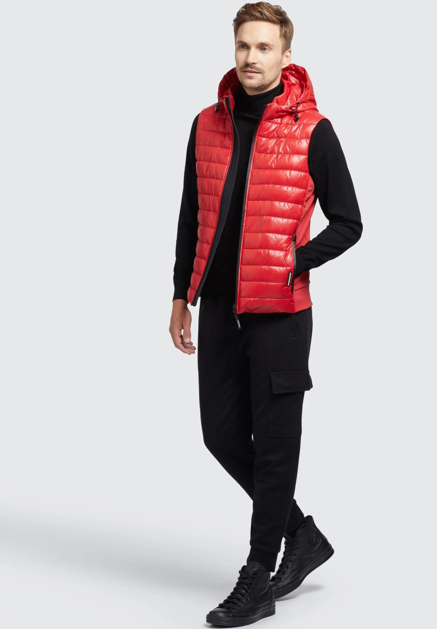 Khujo Wemo Shiny - Bodywarmer - Rot 2 Khujo Wemo Shiny - Bodywarmer - Rot - Afbeelding 2