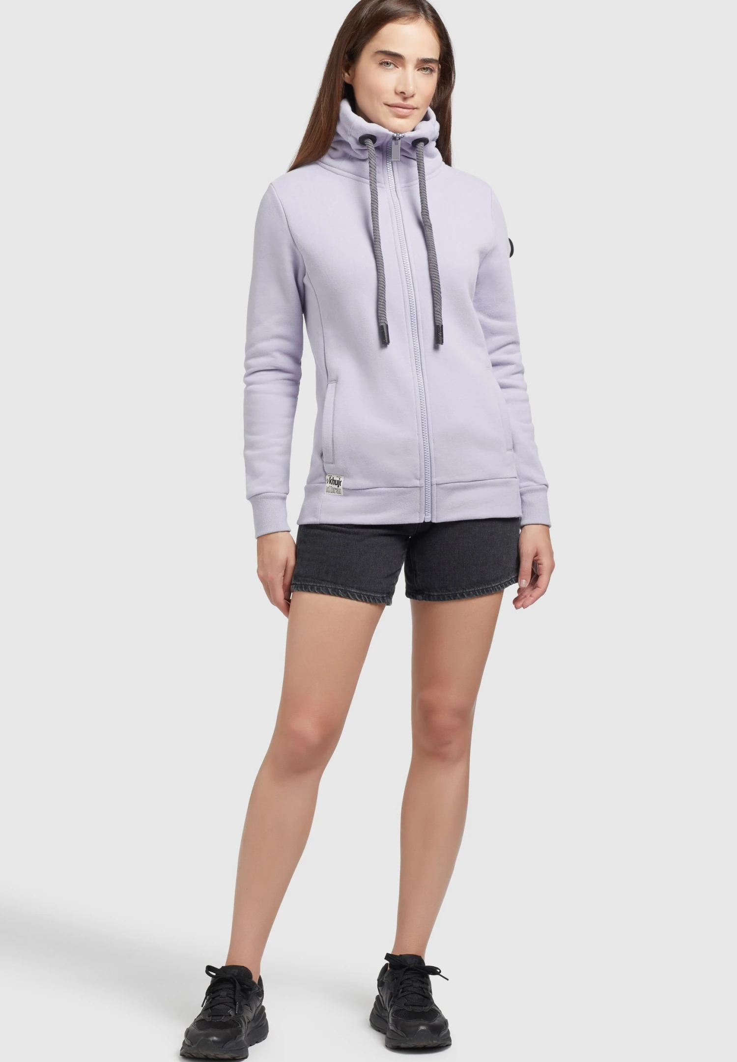 Khujo Tosta - Sweater Met Rits - Flieder 2 Khujo Tosta - Sweater Met Rits - Flieder - Afbeelding 2