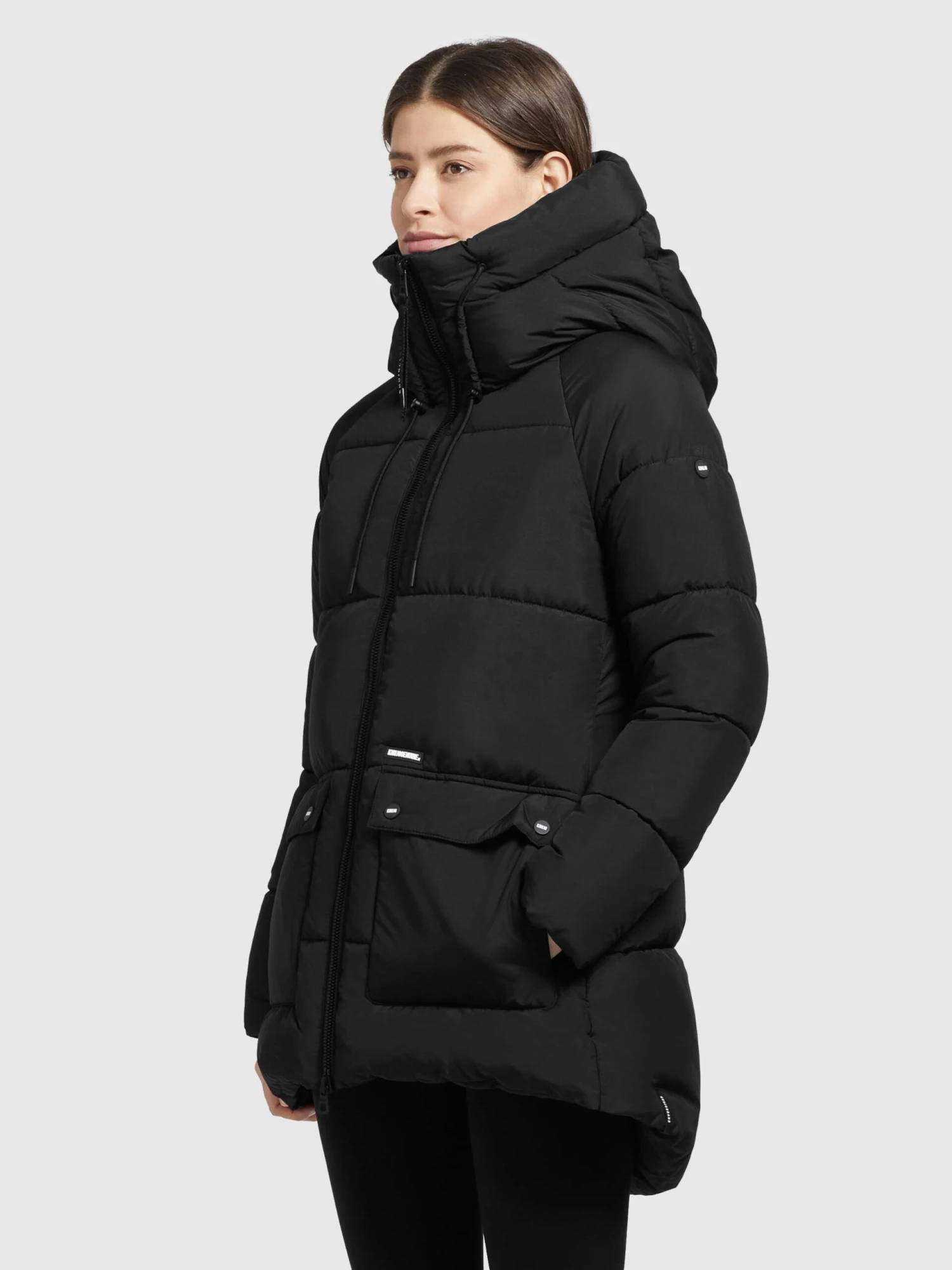 Khujo Tussenjassen Tussenjas Pheobe Dames Zwart 5 Khujo Tussenjassen Tussenjas Pheobe Dames Zwart - Afbeelding 5