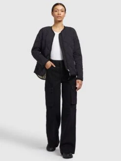 Khujo Tussenjassen Tussenjas ALMA Dames Zwart -Khujo Winkel 9df471971768f3370a5137b73249a5f8