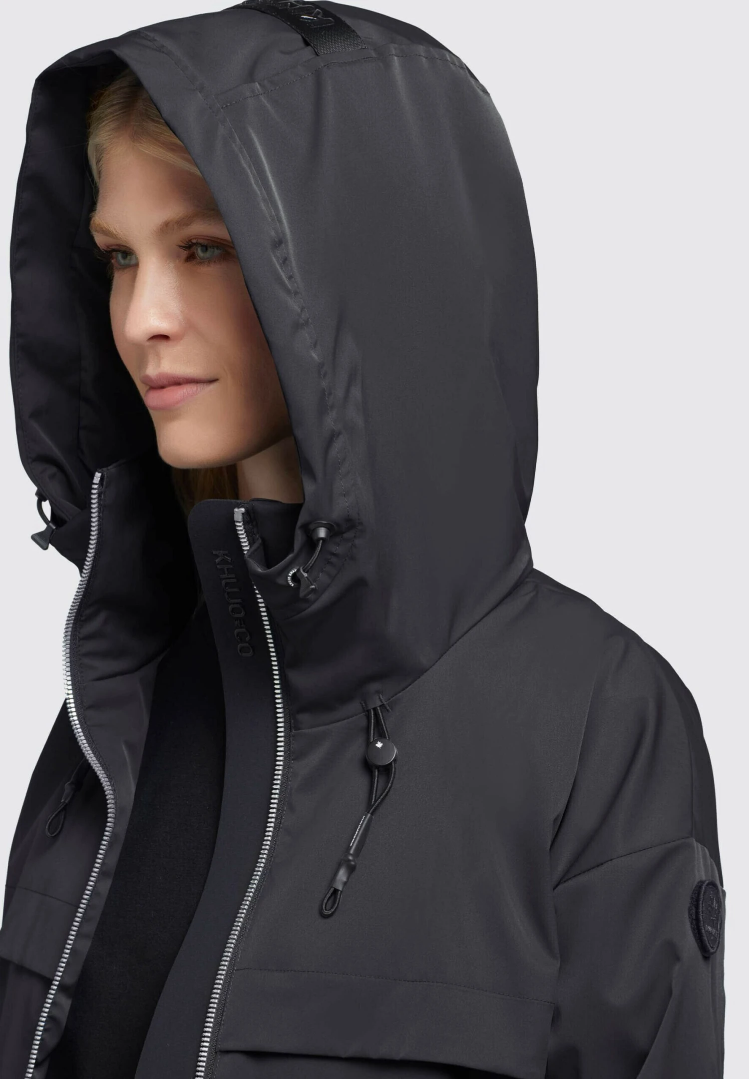 Khujo Blair2 - Lichte Jas - Schwarz 6 Khujo Blair2 - Lichte Jas - Schwarz - Afbeelding 6