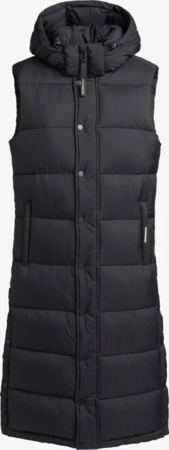 Khujo Bodywarmers Bodywarmer Magneta Dames Zwart