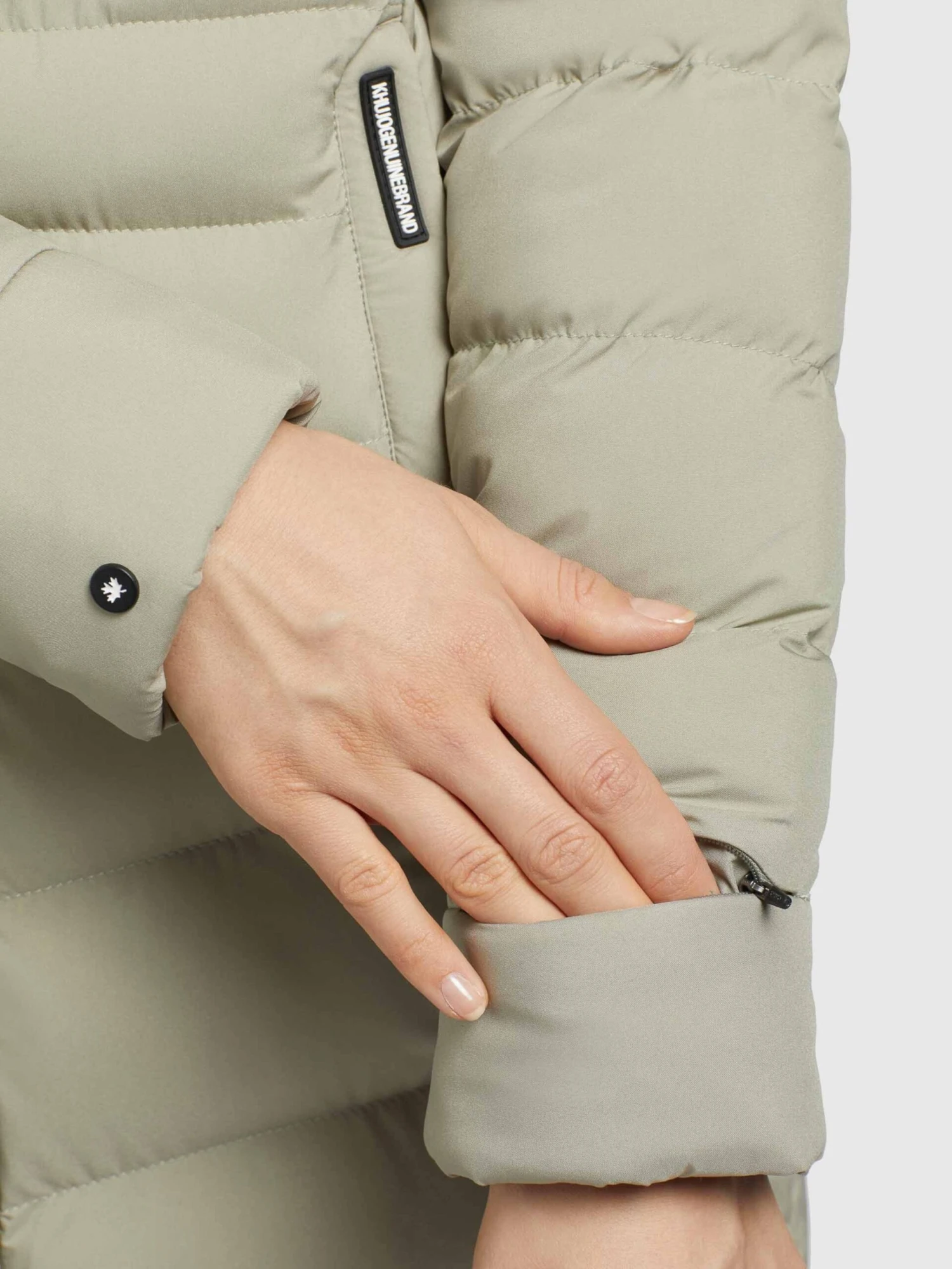 Khujo Korte Mantels Wintermantel Tuhani Dames Pastelgroen 8 Khujo Korte Mantels Wintermantel Tuhani Dames Pastelgroen - Afbeelding 8