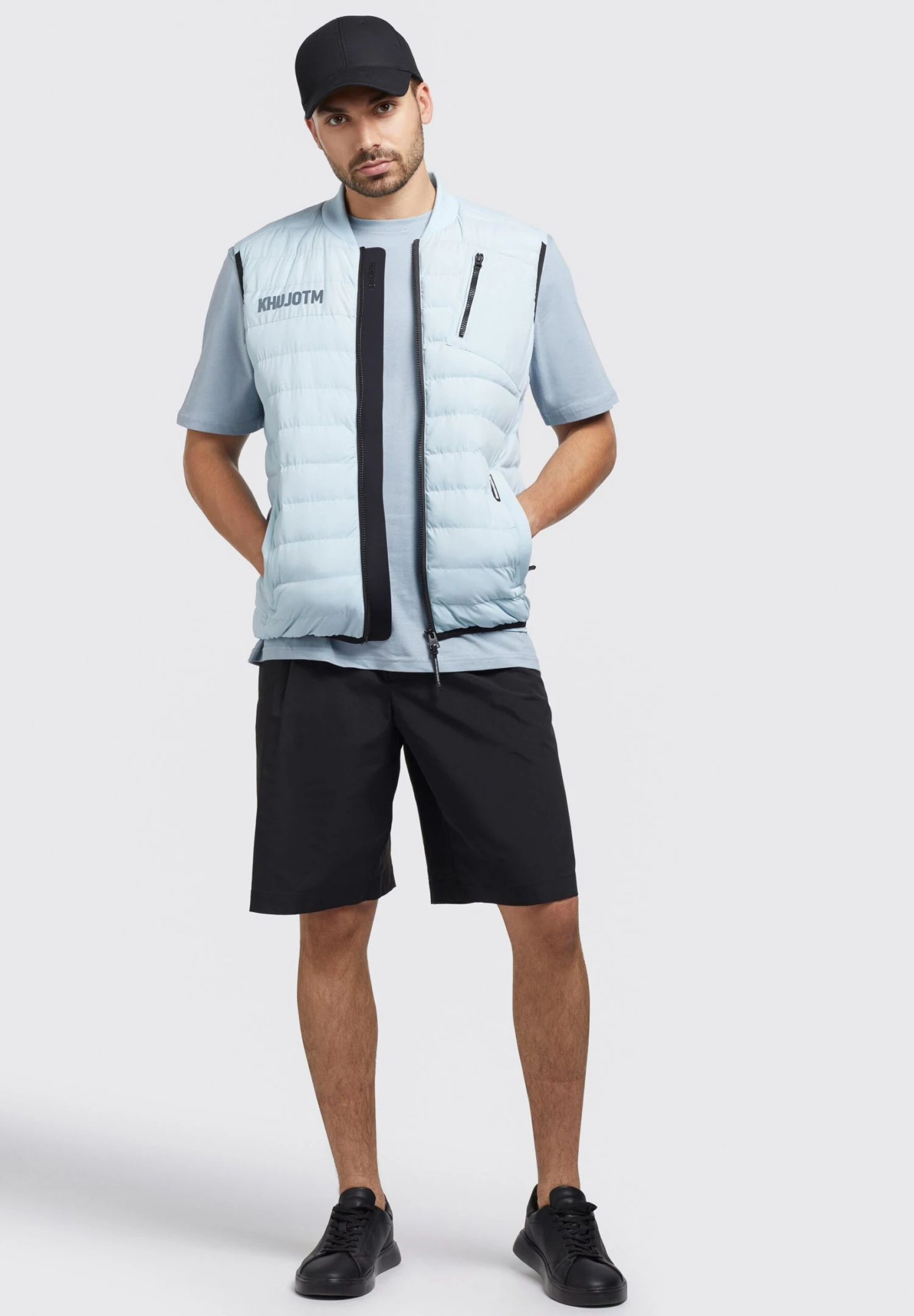 Khujo Reman Matt - Bodywarmer - Hellblau 4 Khujo Reman Matt - Bodywarmer - Hellblau - Afbeelding 4