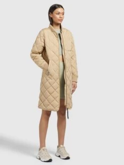 Khujo Tussenmantels Tussenmantel Mary Dames Beige -Khujo Winkel a0e1723e8e46e90dd54ec1c0a927b185