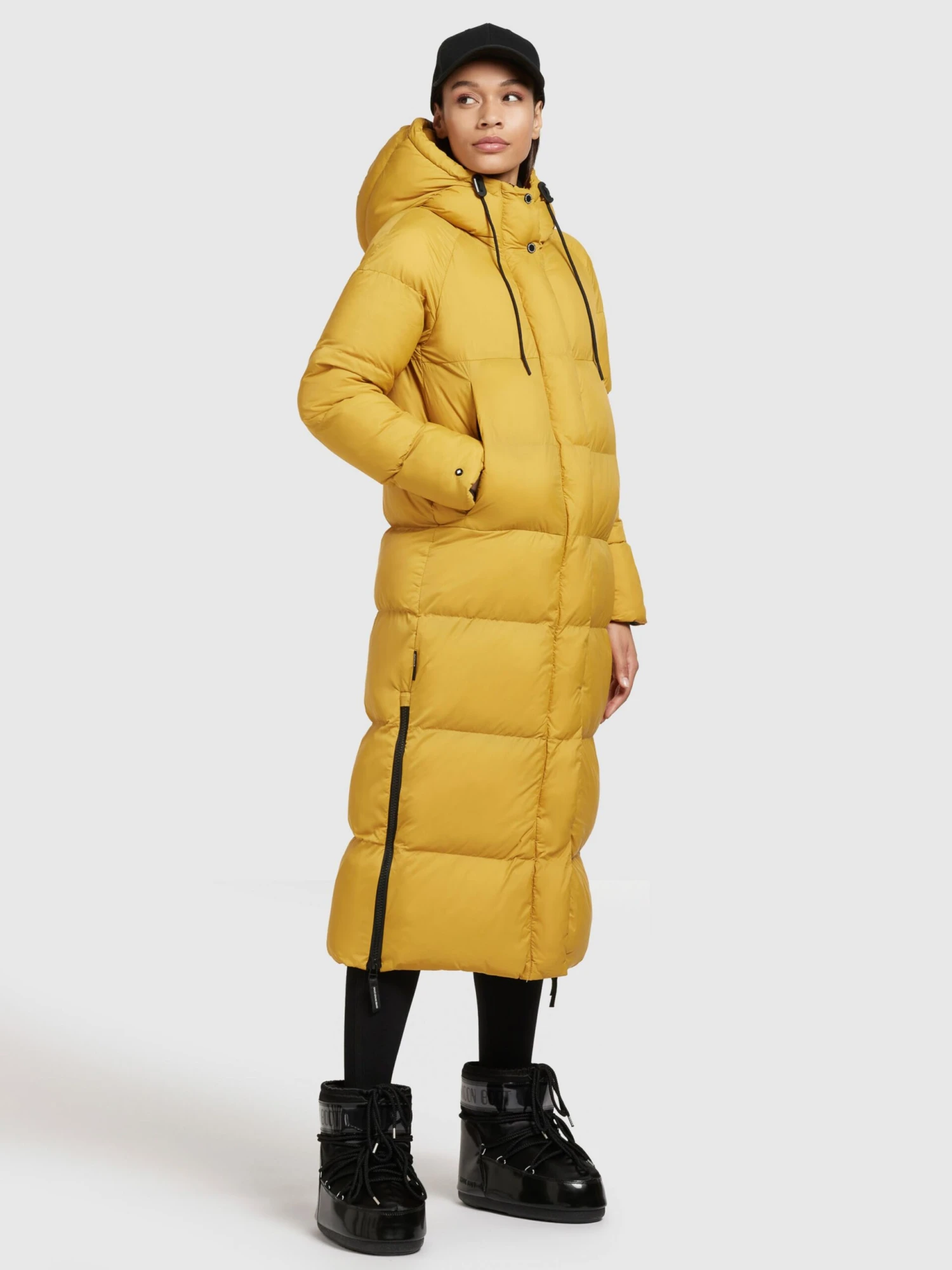 Khujo Wintermantels Wintermantel Dames Goudgeel 6 Khujo Wintermantels Wintermantel Dames Goudgeel - Afbeelding 6