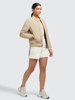 Khujo Tussenjassen Tussenjas Monza Dames Beige -Khujo Winkel a2a770a0801ad0a89f5ec2942ffc039a