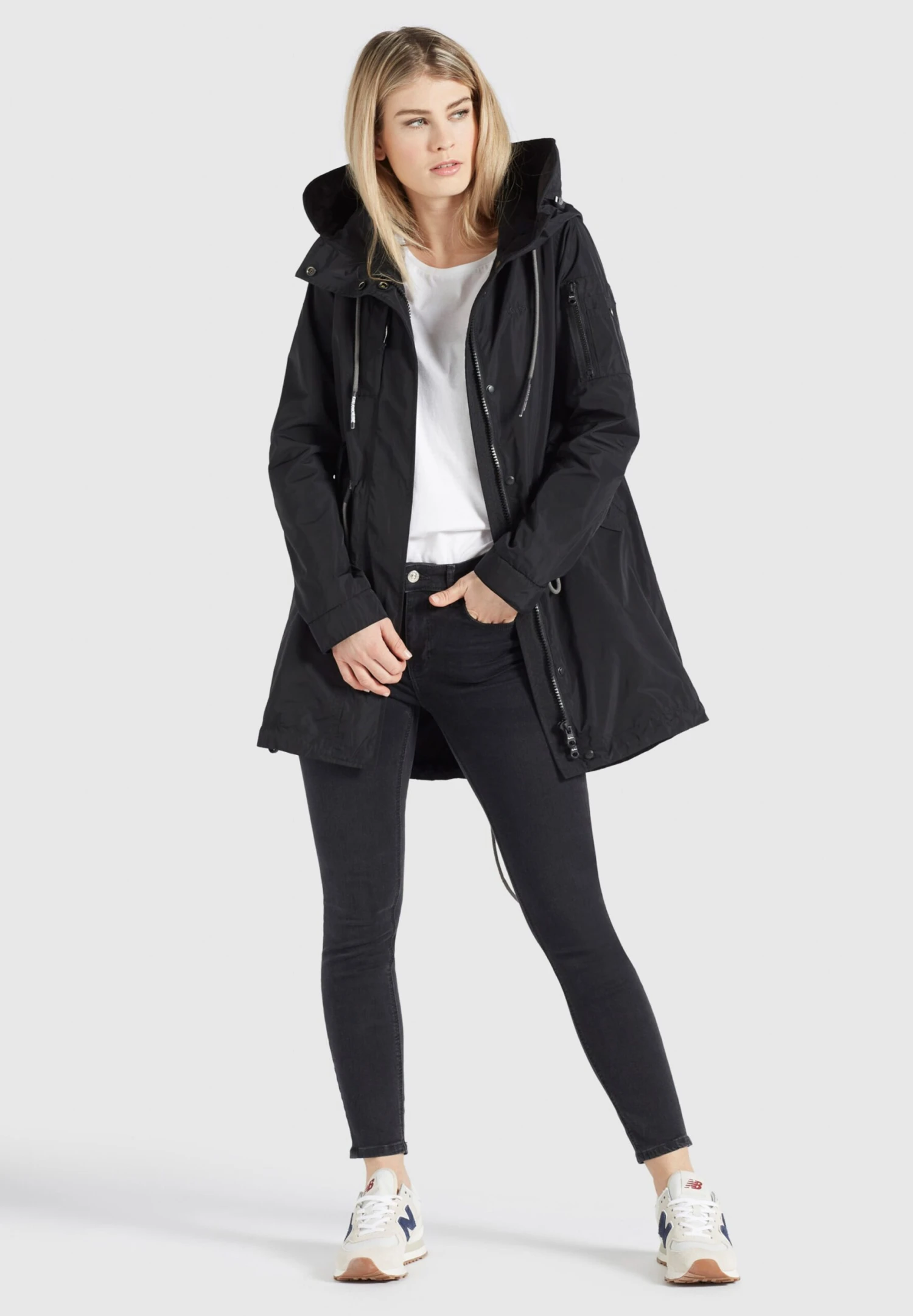 Khujo Parkas Tussenparka Catharina Dames Zwart 2 Khujo Parkas Tussenparka Catharina Dames Zwart - Afbeelding 2