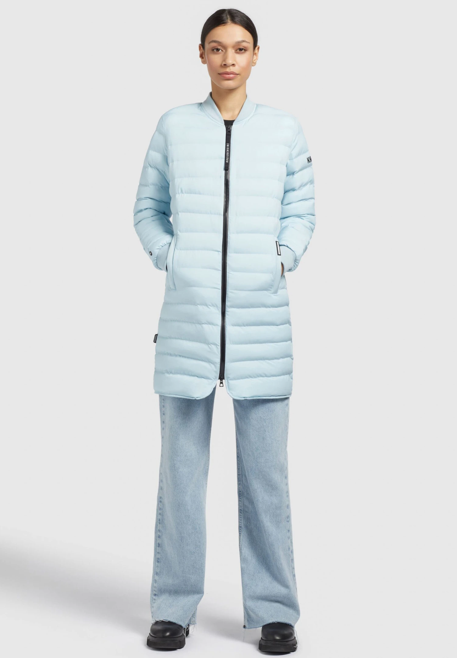 Khujo Greta Matt - Jas - Hellblau 2 Khujo Greta Matt - Jas - Hellblau - Afbeelding 2