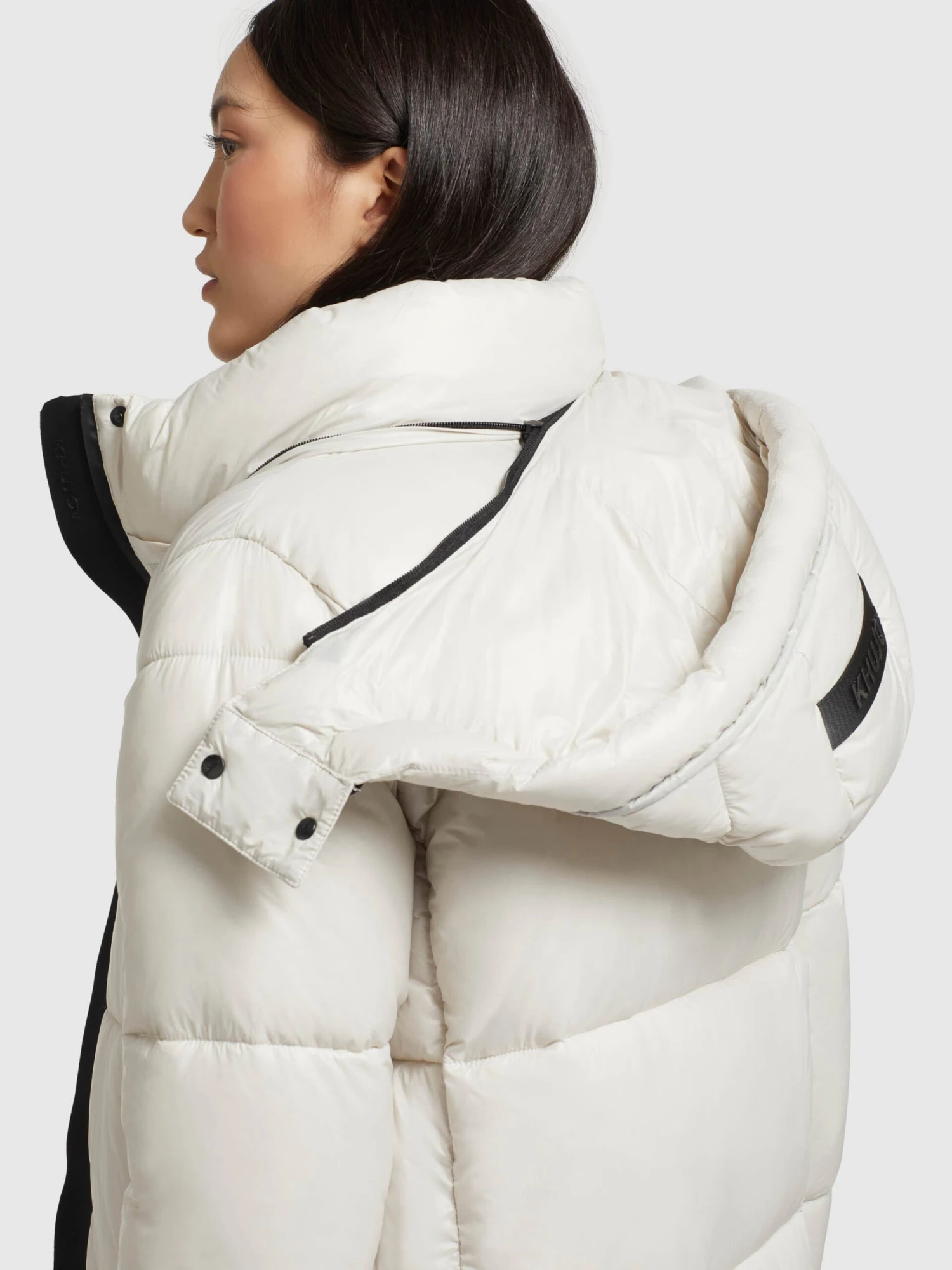 Khujo Wintermantels Wintermantel Melona Dames Parelwit 8 Khujo Wintermantels Wintermantel Melona Dames Parelwit - Afbeelding 8