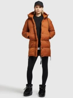 Khujo Winterjassen Winterjas Franee Dames Donkeroranje -Khujo Winkel a88afb4a2f9ceaed76bb1966f5193004