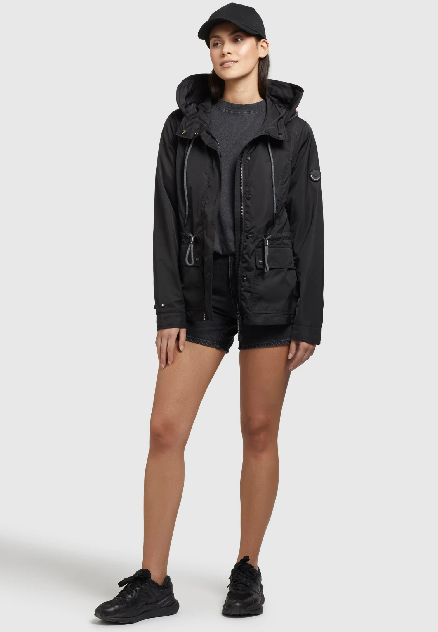 Khujo Debby - Lichte Jas - Schwarz 2 Khujo Debby - Lichte Jas - Schwarz - Afbeelding 2