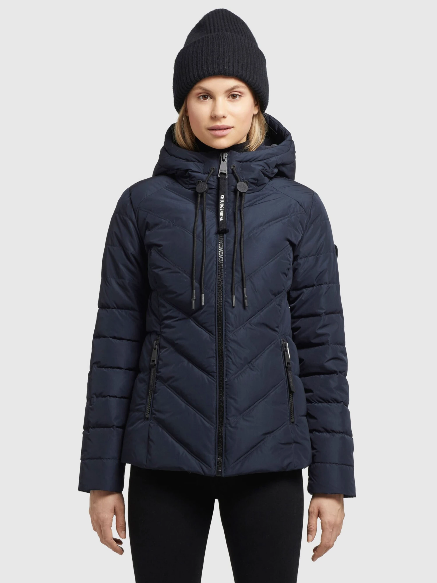 Khujo Tussenjassen Tussenjas Stern Dames Donkerblauw 2 Khujo Tussenjassen Tussenjas Stern Dames Donkerblauw - Afbeelding 2