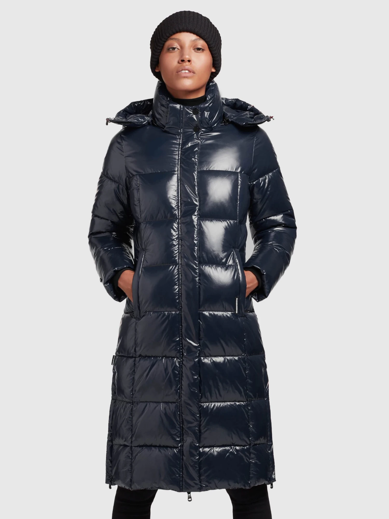 Khujo Wintermantels Wintermantel Tonka Dames Donkerblauw 2 Khujo Wintermantels Wintermantel Tonka Dames Donkerblauw - Afbeelding 2