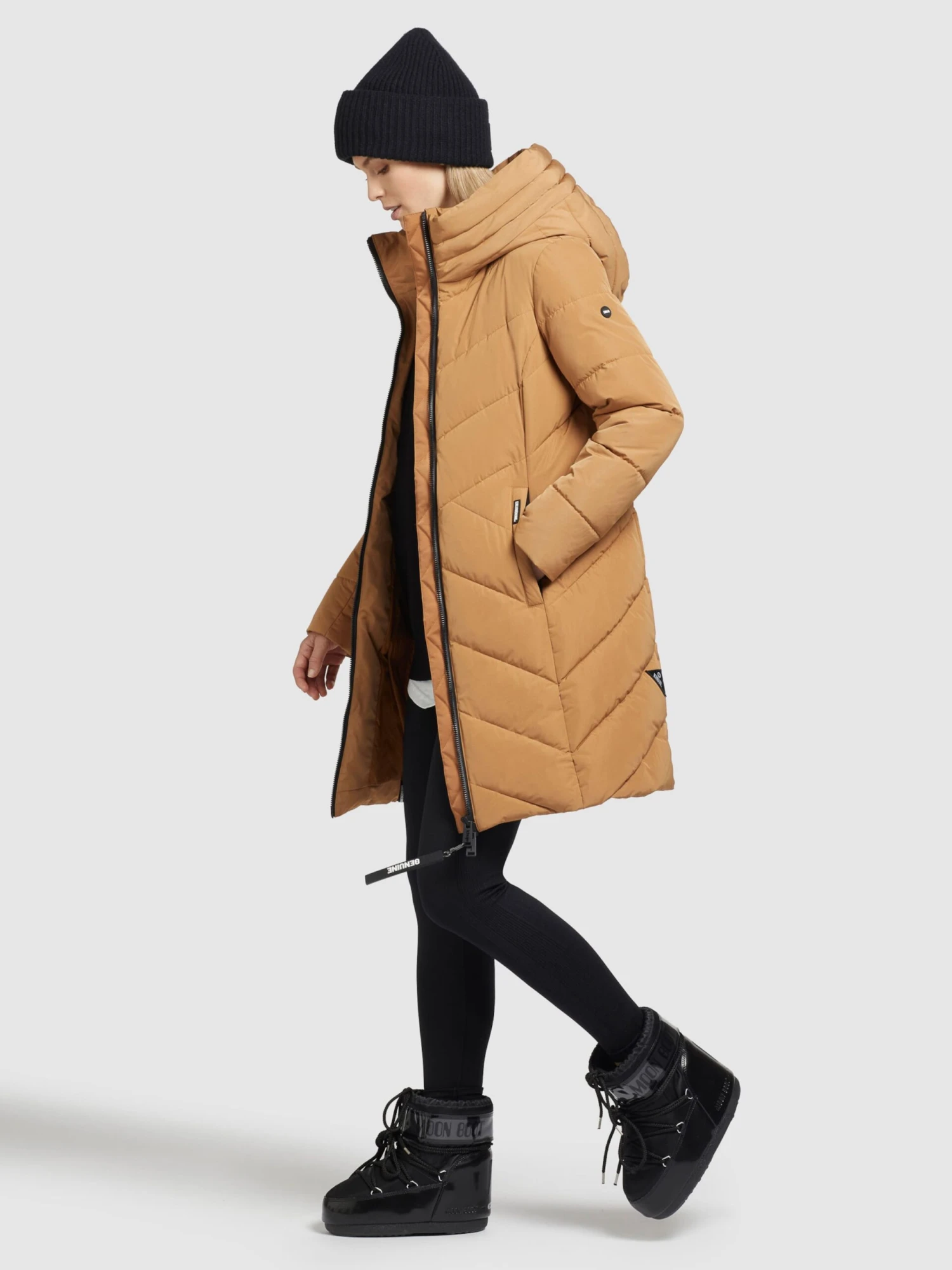 Khujo Wintermantels Wintermantel Formin Dames Safraan 4 Khujo Wintermantels Wintermantel Formin Dames Safraan - Afbeelding 4