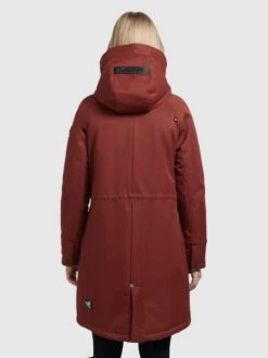 Khujo Parkas Tussenparka Dames Roestrood -Khujo Winkel aae34fa000e1719f6ff3d7ed57fc74ac