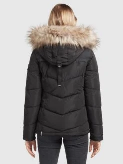 Khujo Winterjassen Winterjas Winsen Dames Zwart -Khujo Winkel abe40bf41bfa0394e21e0b51edf6ad80