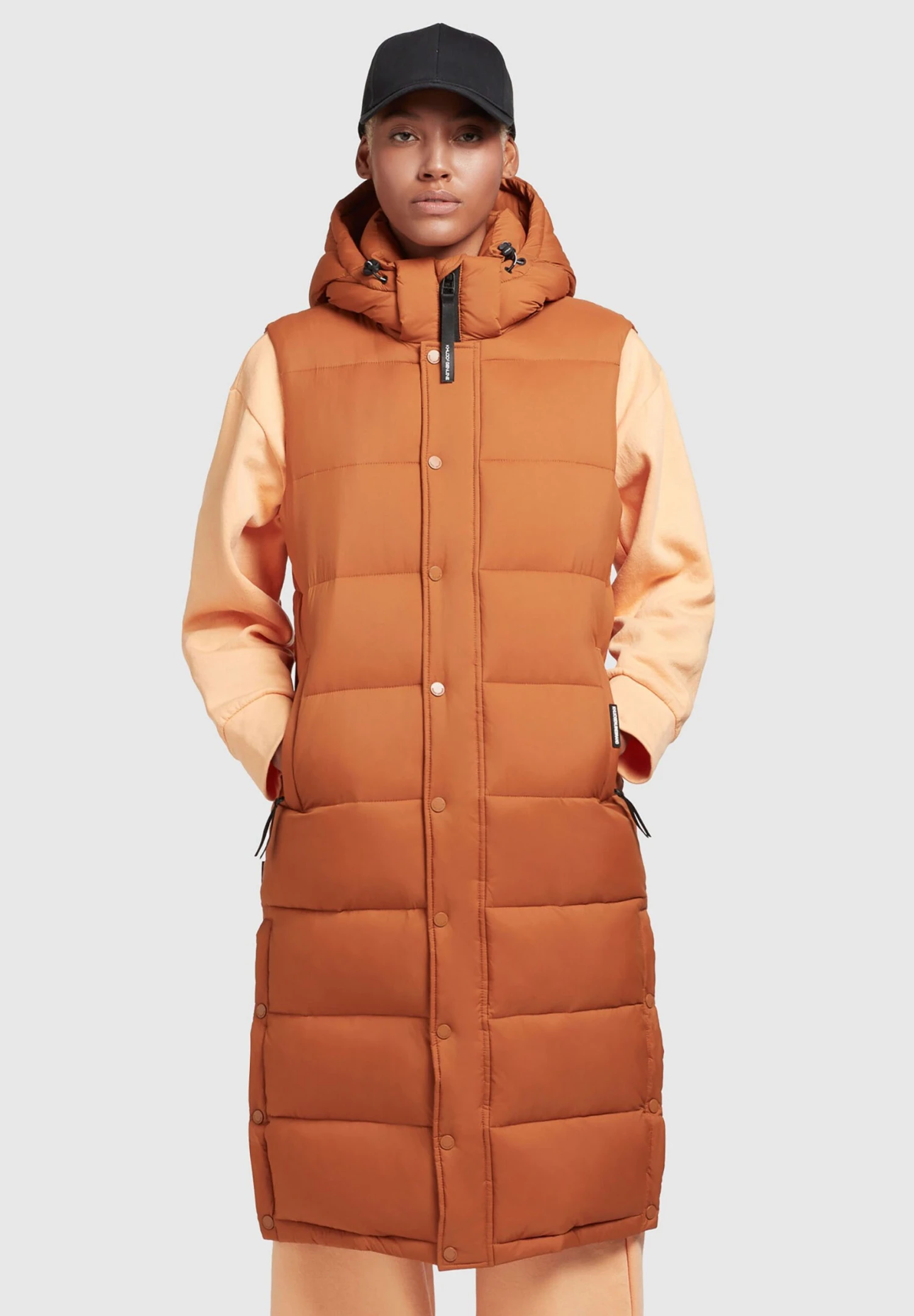 Khujo Magneta Matt - Bodywarmer - Orangebraun 1 Khujo Magneta Matt - Bodywarmer - Orangebraun